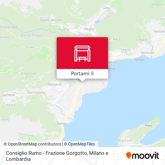 Mappa Consiglio Rumo - Frazione Gorgotto