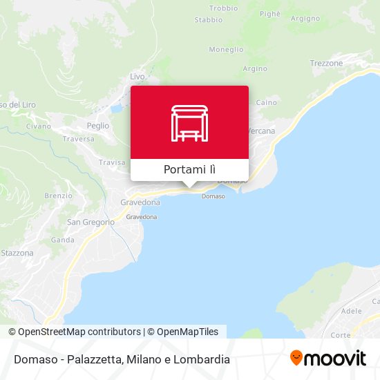 Mappa Domaso - Palazzetta