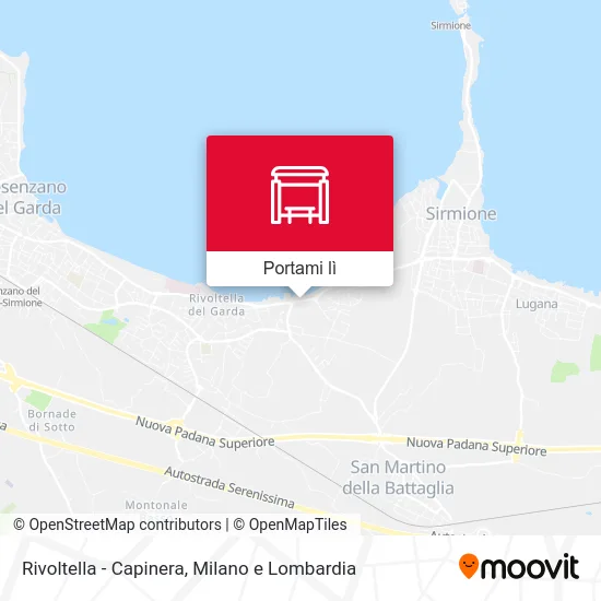 Mappa Rivoltella - Capinera