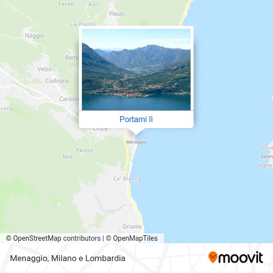 Mappa Menaggio