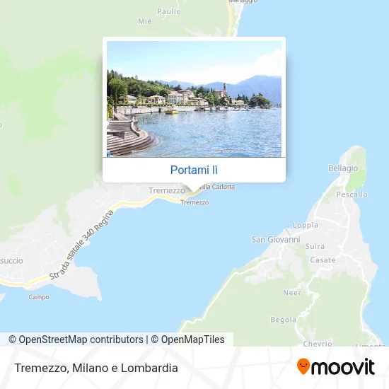 Mappa Tremezzo