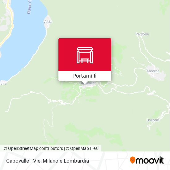 Mappa Capovalle - Viè