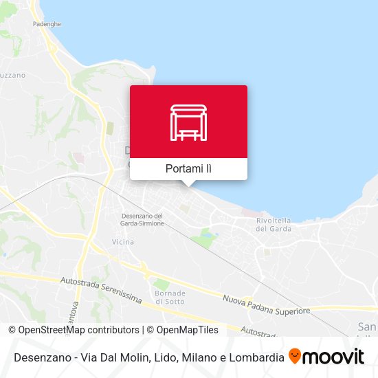 Mappa Desenzano - Via Dal Molin, Lido