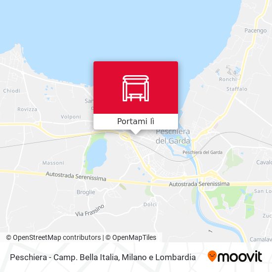 Mappa Peschiera - Camp. Bella Italia