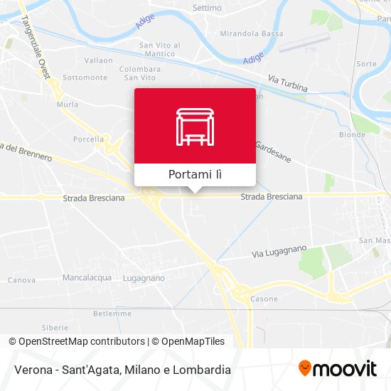 Mappa Verona - Sant'Agata