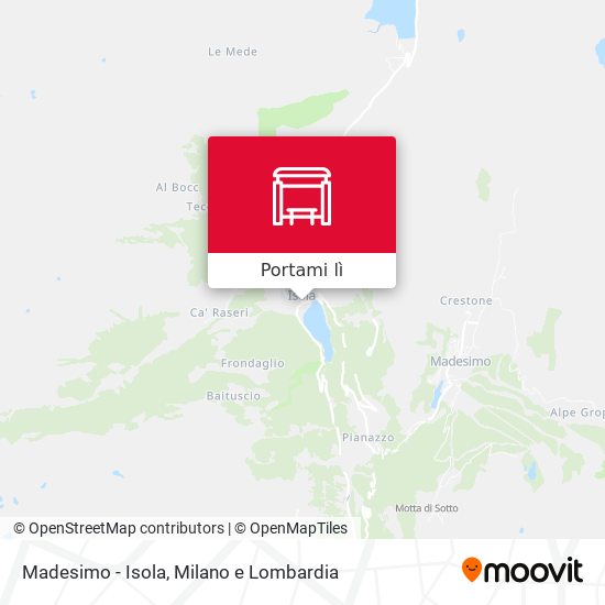 Mappa Madesimo - Isola