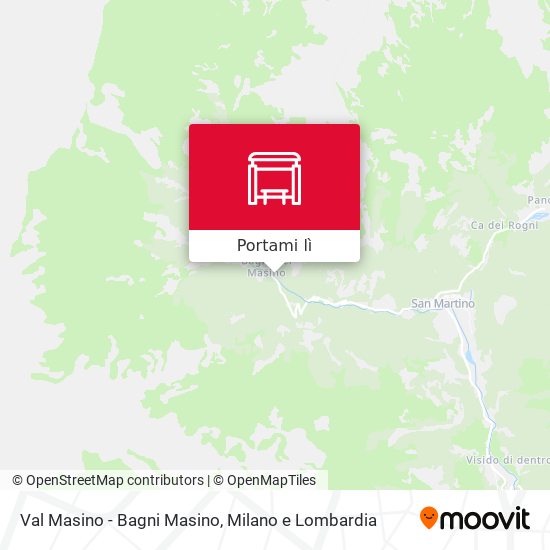 Mappa Val Masino - Bagni Masino