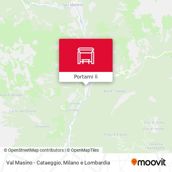 Mappa Val Masino - Cataeggio