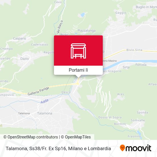 Mappa Talamona, Ss38/Fr. Ex Sp16