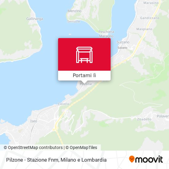Mappa Pilzone - Stazione Fnm