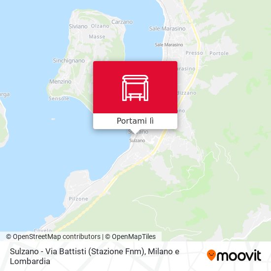 Mappa Sulzano - Via Battisti (Stazione Fnm)