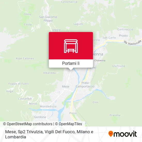 Mappa Mese, Sp2 Trivulzia, Vigili Del Fuoco