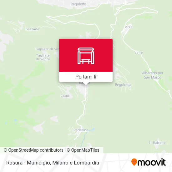 Mappa Rasura - Municipio