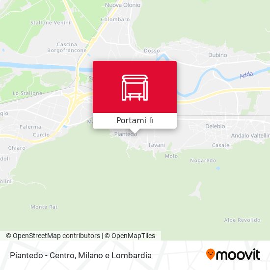 Mappa Piantedo - Centro