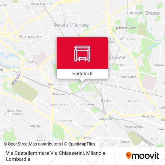 Mappa Via Castellammare Via Chiasserini