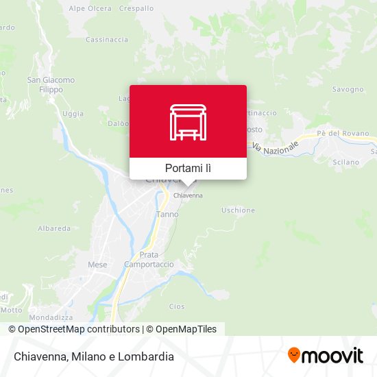 Mappa Chiavenna