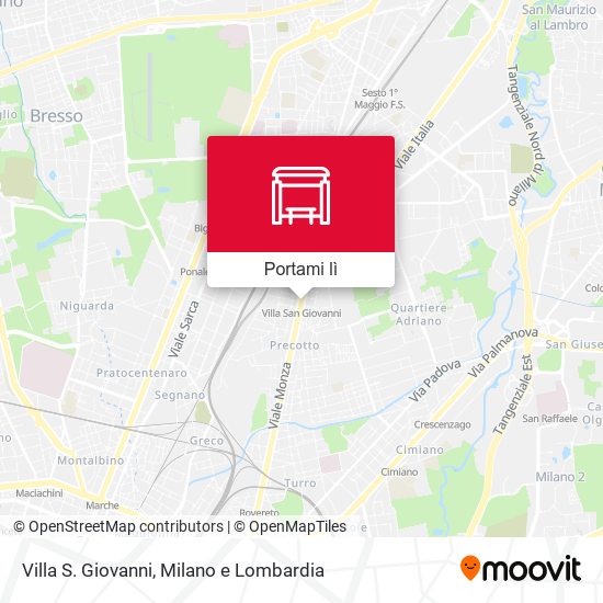Mappa Villa S. Giovanni