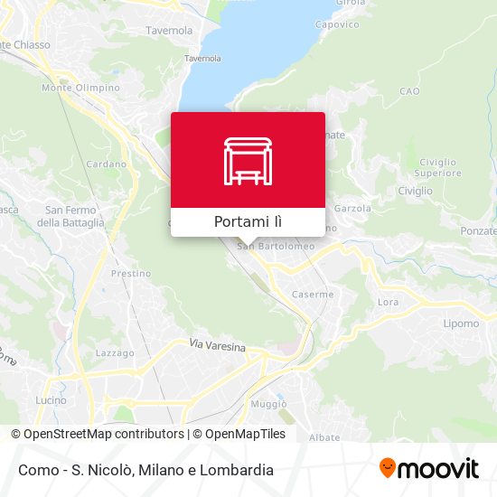 Mappa Como - S. Nicolò