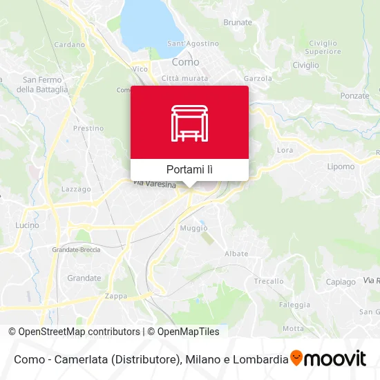 Mappa Como - Camerlata (Distributore)