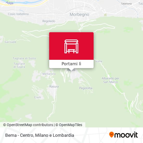 Mappa Bema - Centro