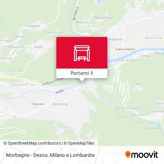 Mappa Morbegno - Desco