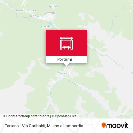 Mappa Tartano - Via Garibaldi
