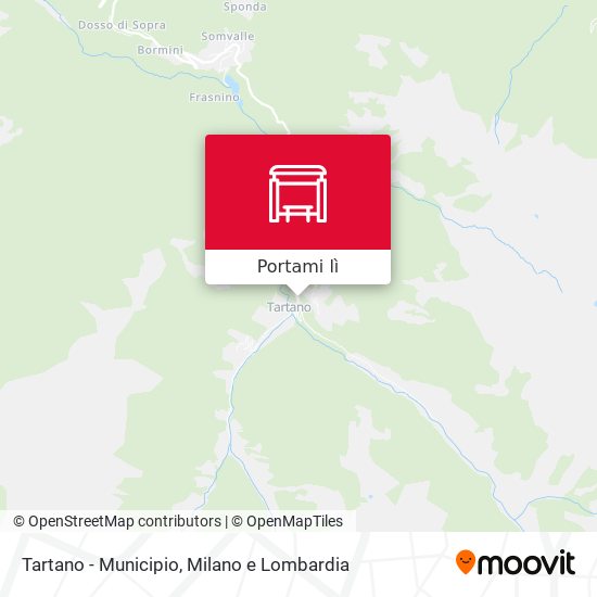 Mappa Tartano - Municipio