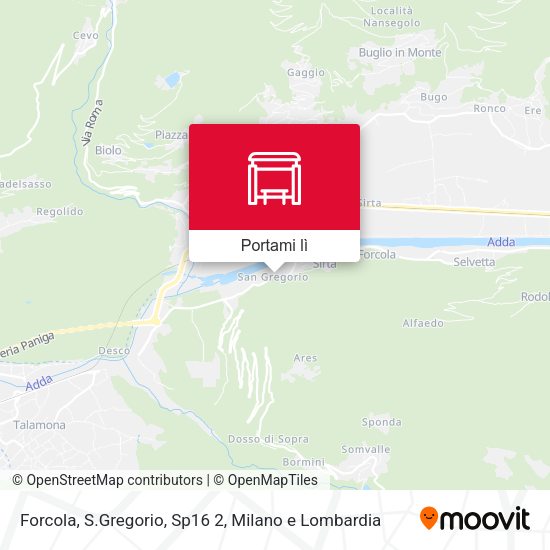 Mappa Forcola, S.Gregorio, Sp16 2