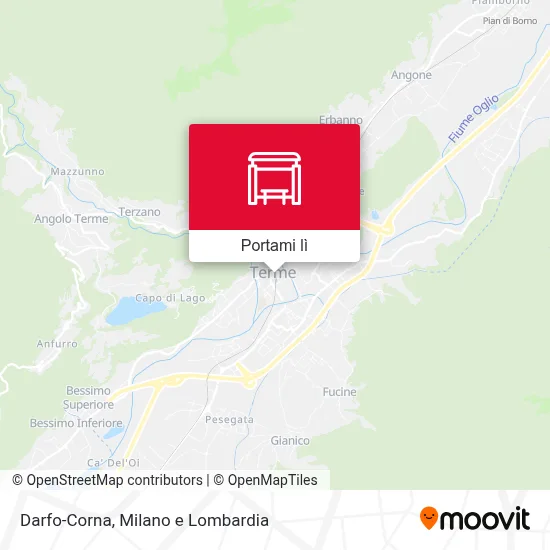 Mappa Darfo-Corna