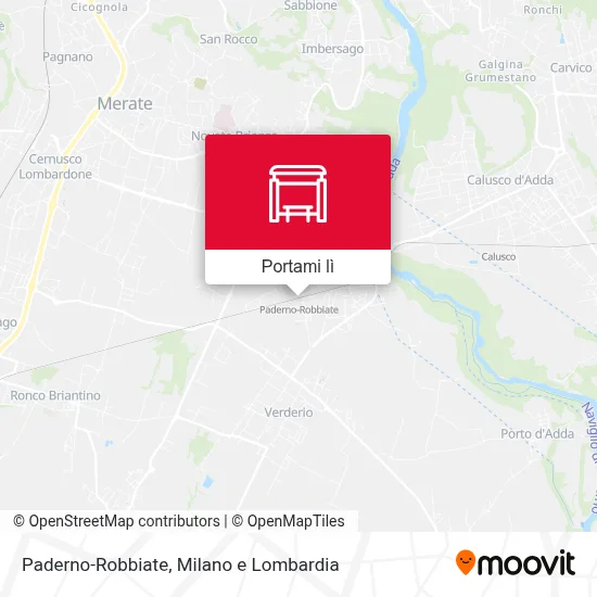 Mappa Paderno-Robbiate
