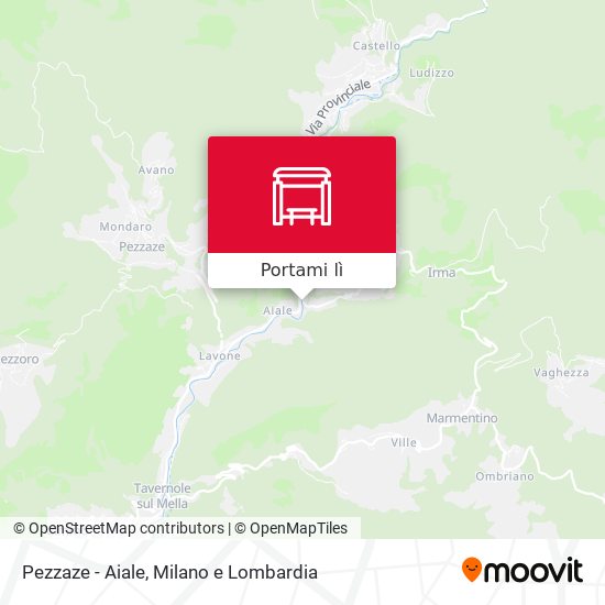Mappa Pezzaze - Aiale