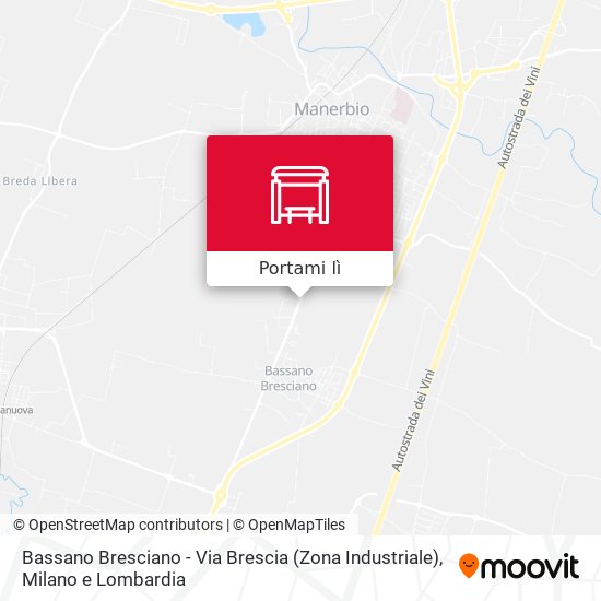 Mappa Bassano Bresciano - Via Brescia (Zona Industriale)