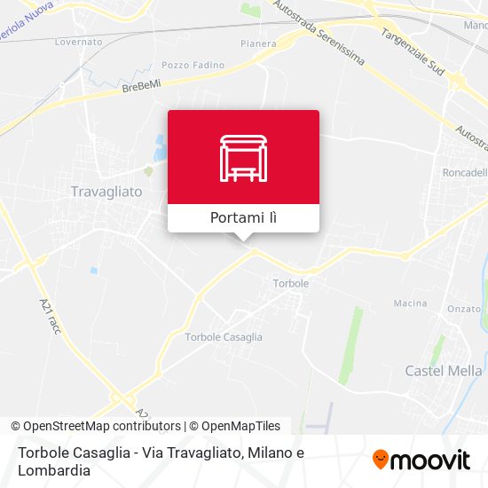 Mappa Torbole Casaglia - Via Travagliato