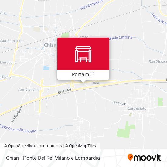 Mappa Chiari - Ponte Del Re