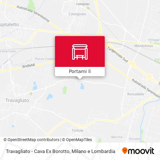 Mappa Travagliato - Cava Ex Borotto
