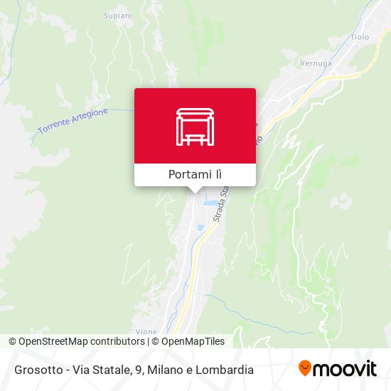 Mappa Grosotto - Via Statale, 9