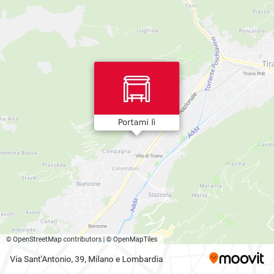 Mappa Via Sant'Antonio, 39
