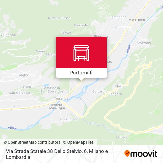 Mappa Via Strada Statale 38 Dello Stelvio, 6