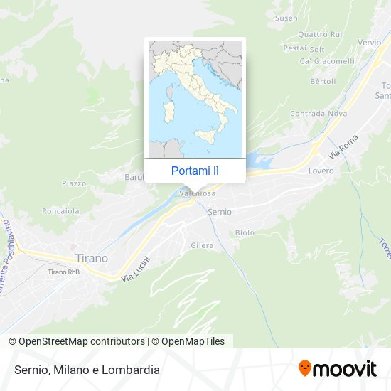 Mappa Sernio