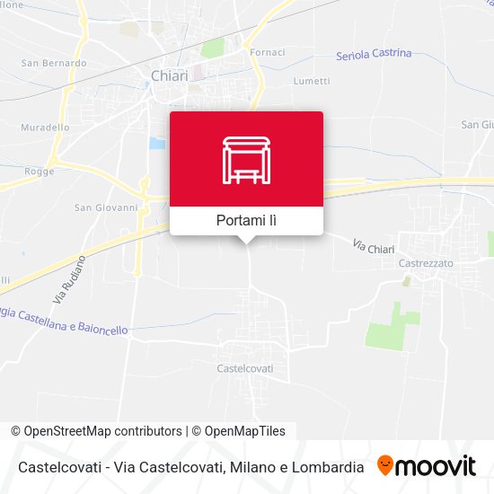 Mappa Castelcovati - Via Castelcovati