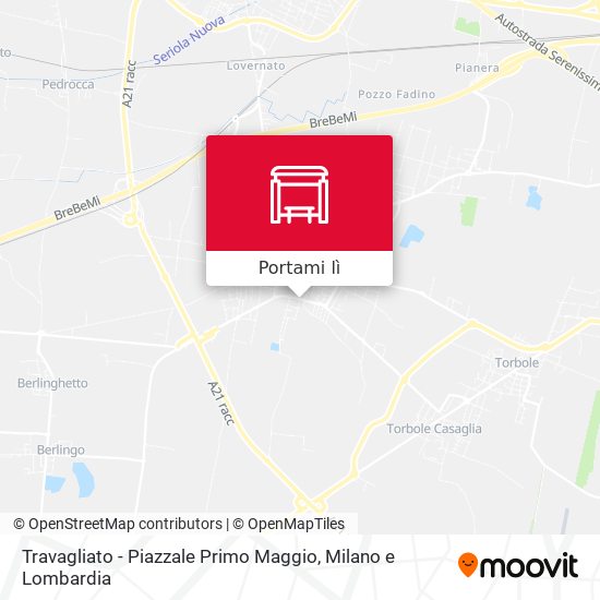 Mappa Travagliato - Piazzale Primo Maggio