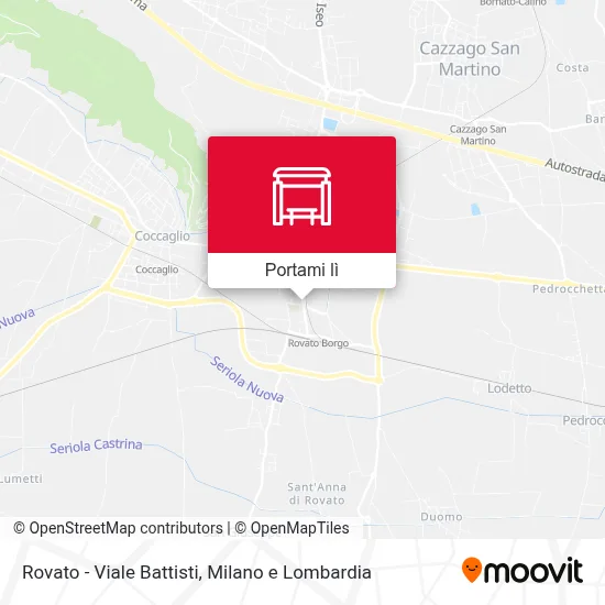 Mappa Rovato - Viale Battisti