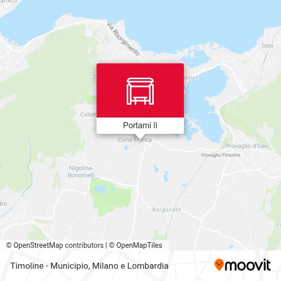 Mappa Timoline - Municipio