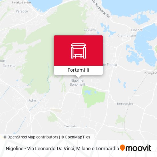 Mappa Nigoline - Via Leonardo Da Vinci