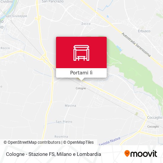 Mappa Cologne - Stazione FS