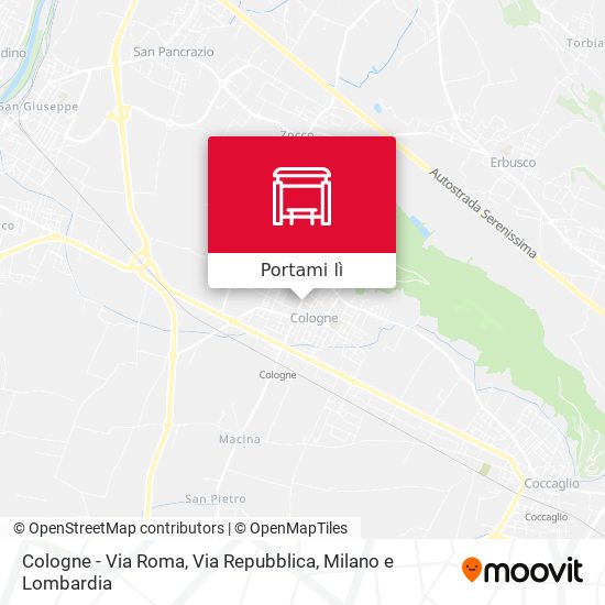 Mappa Cologne - Via Roma, Via Repubblica