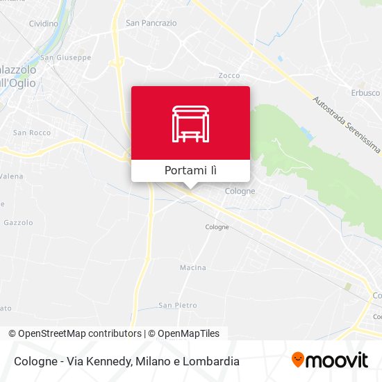 Mappa Cologne - Via Kennedy