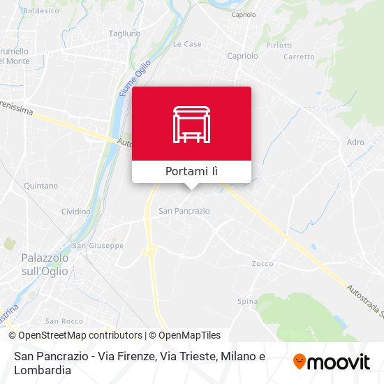 Mappa San Pancrazio - Via Firenze, Via Trieste