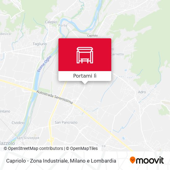 Mappa Capriolo - Zona Industriale