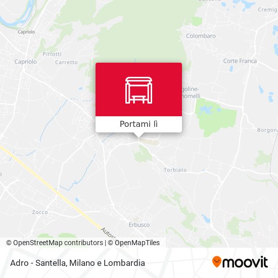 Mappa Adro - Santella
